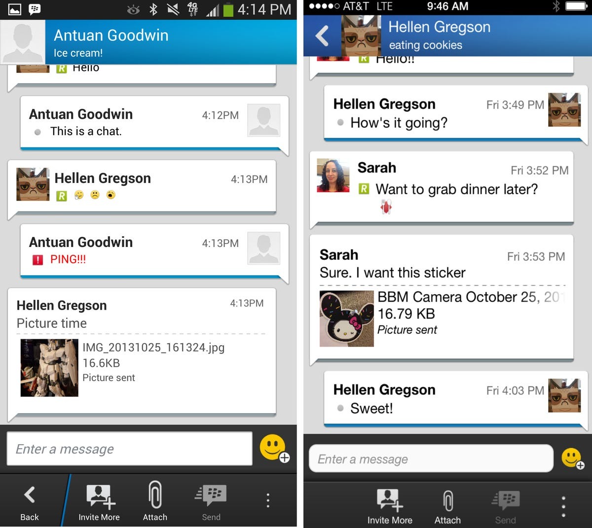 BBM (Blackberry Messenger)